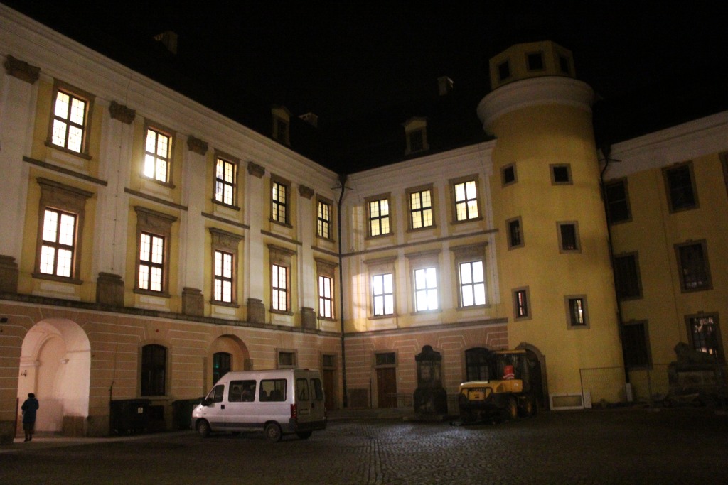 Akademia Rycerska nocą