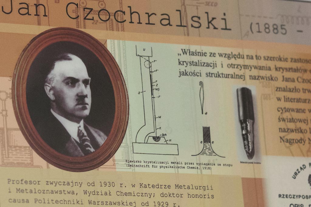 Wystawa o Czochralskim w legnickim liceum