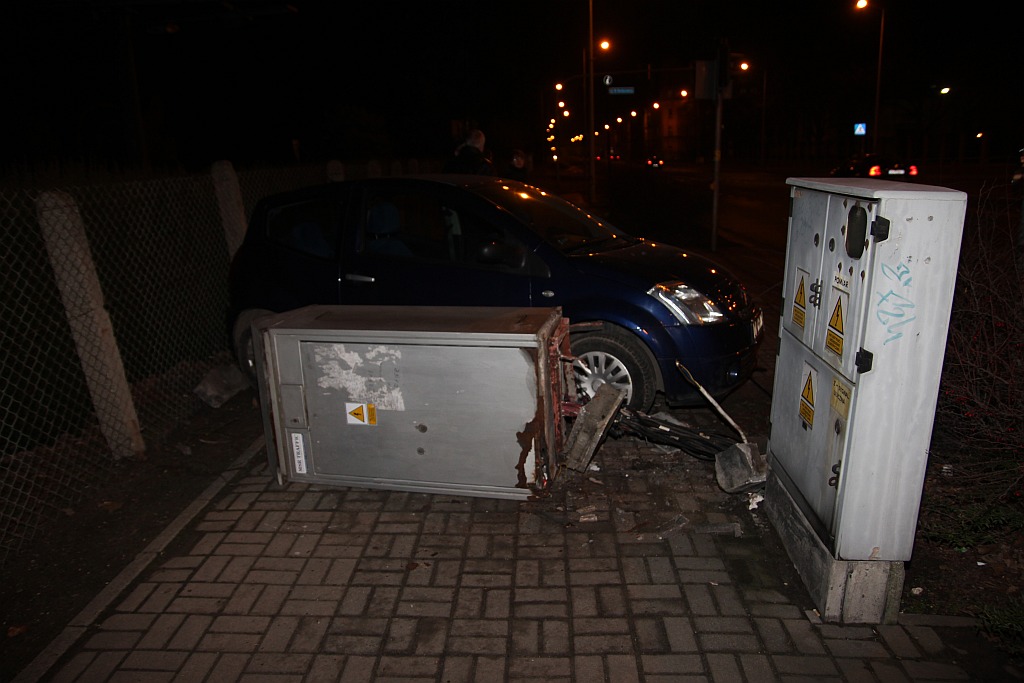 Kolizja drogowa na ulicy Wrocławskiej