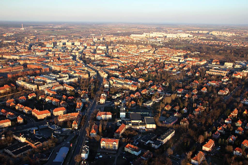 Legnica z lotu ptaka