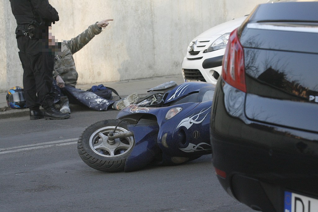 Wypadek na ulicy Senatorskiej