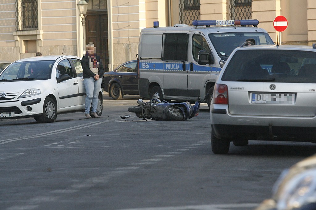 Wypadek na ulicy Senatorskiej