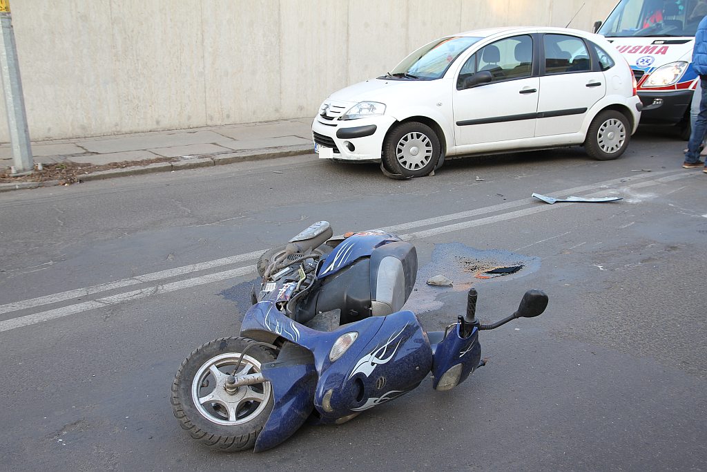 Wypadek na ulicy Senatorskiej