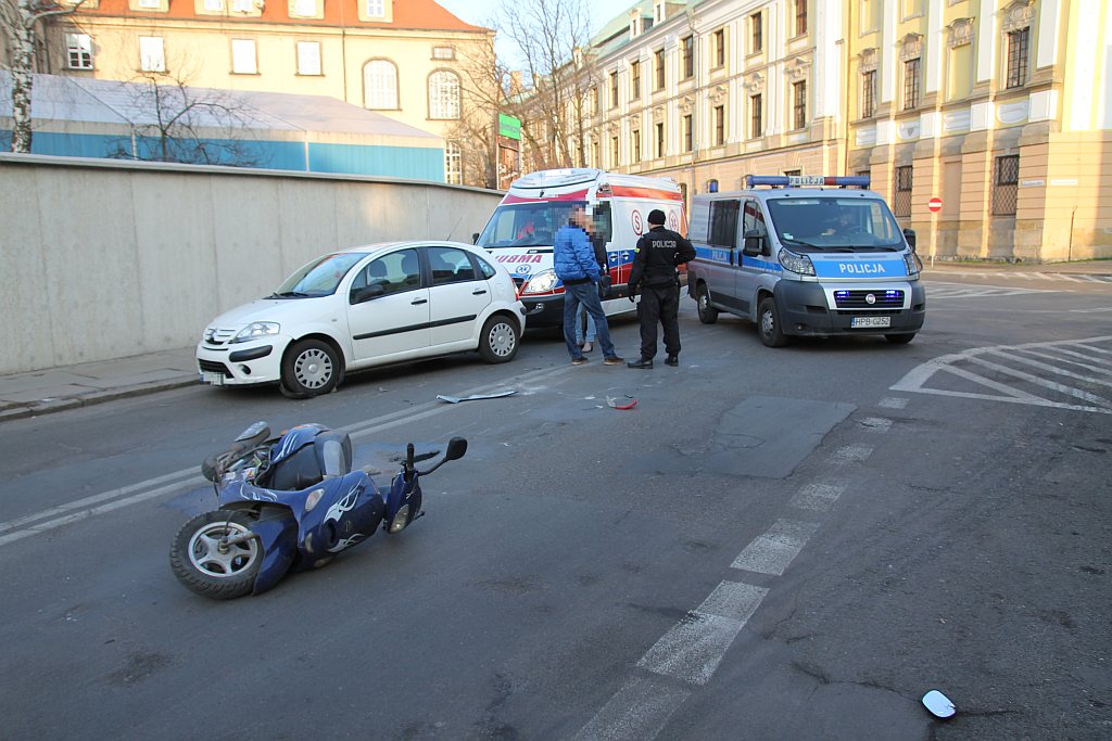 Wypadek na ulicy Senatorskiej