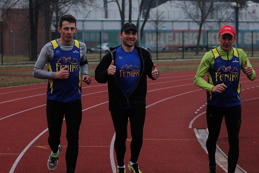 Wspólny trening biegaczy Feniksa