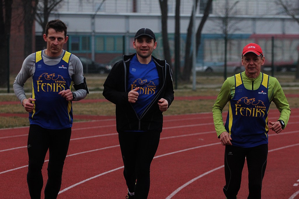Wspólny trening biegaczy Feniksa