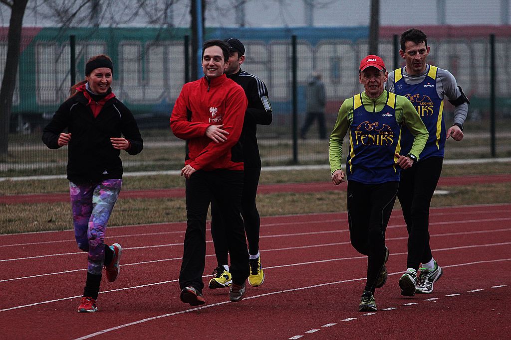 Wspólny trening biegaczy Feniksa