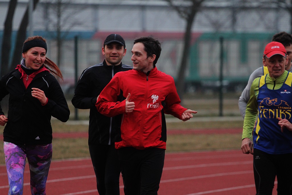 Wspólny trening biegaczy Feniksa