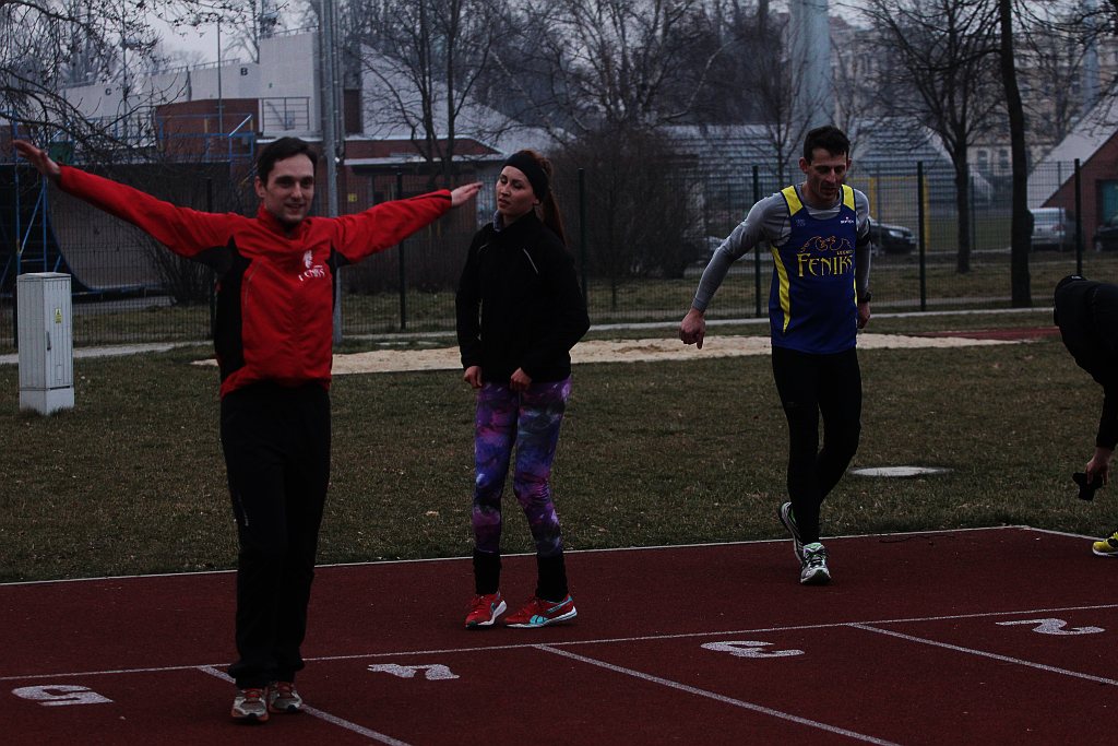 Wspólny trening biegaczy Feniksa