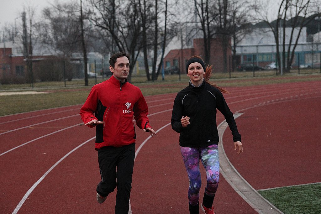 Wspólny trening biegaczy Feniksa