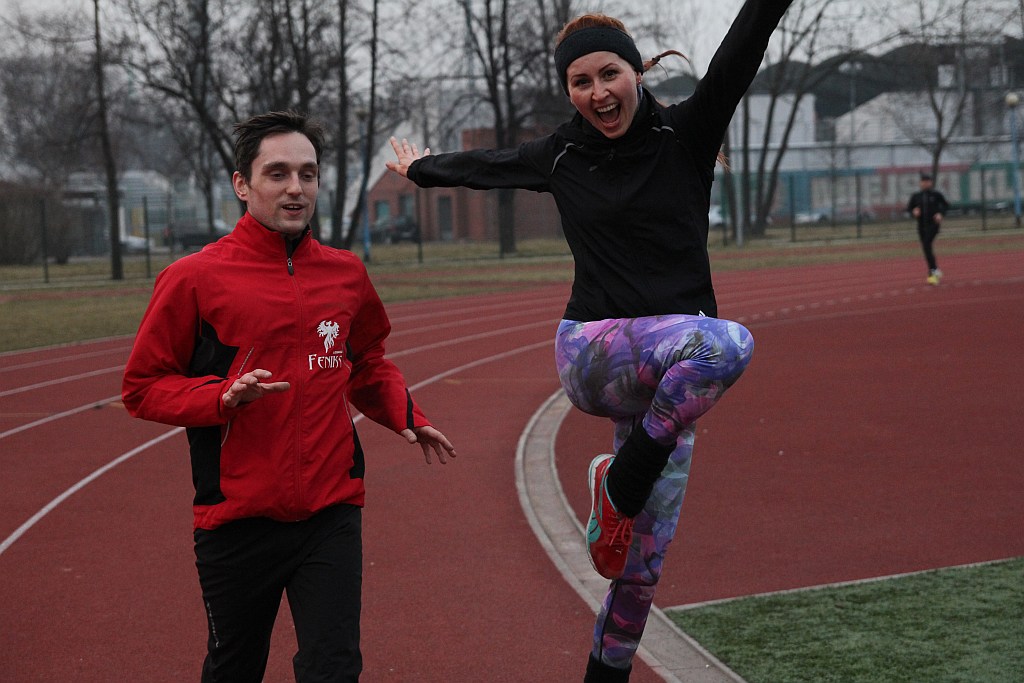 Wspólny trening biegaczy Feniksa