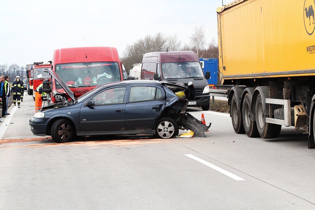 Wypadek na A4, utrudniony ruch w do Wrocławia