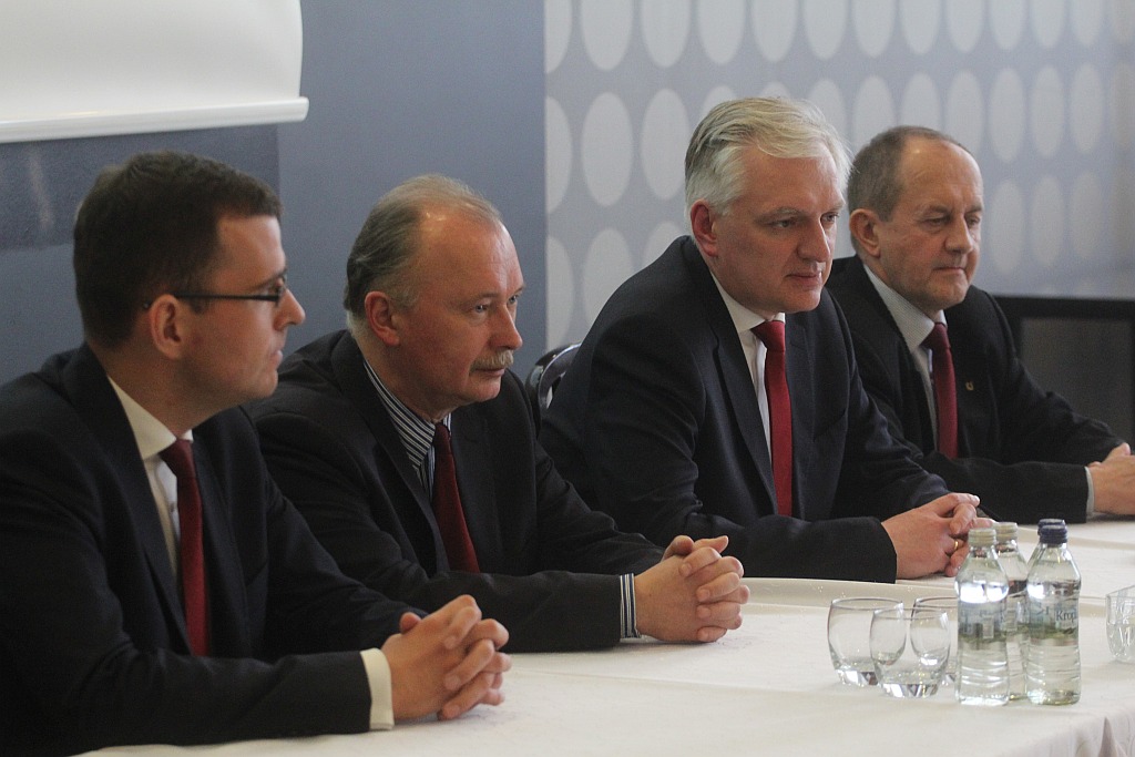 Jarosław Gowin szukał poparcia w Legnicy