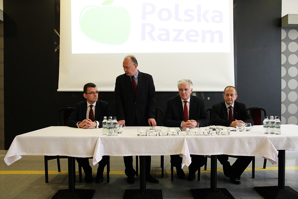 Jarosław Gowin szukał poparcia w Legnicy