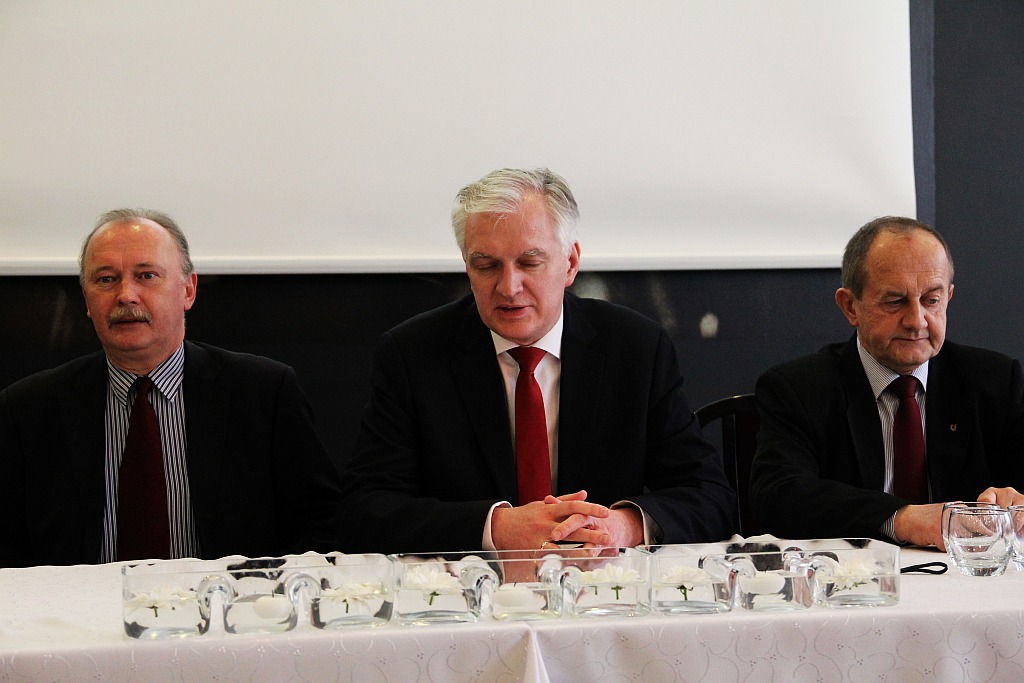 Jarosław Gowin szukał poparcia w Legnicy