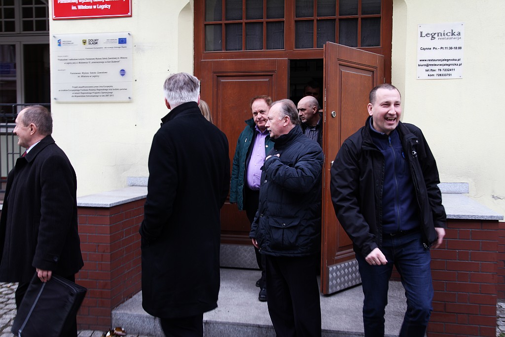 Jarosław Gowin szukał poparcia w Legnicy