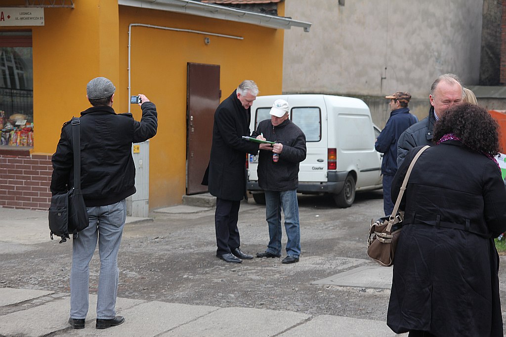 Jarosław Gowin szukał poparcia w Legnicy