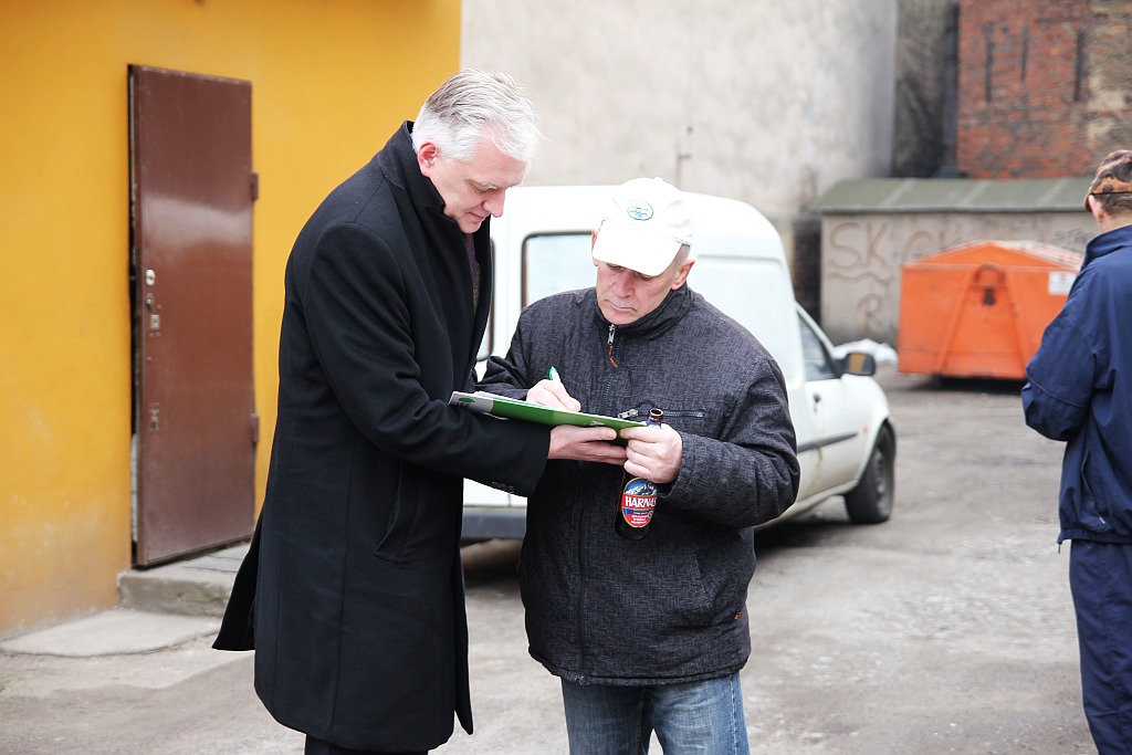 Jarosław Gowin szukał poparcia w Legnicy