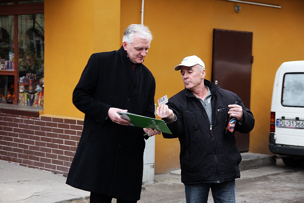 Jarosław Gowin szukał poparcia w Legnicy