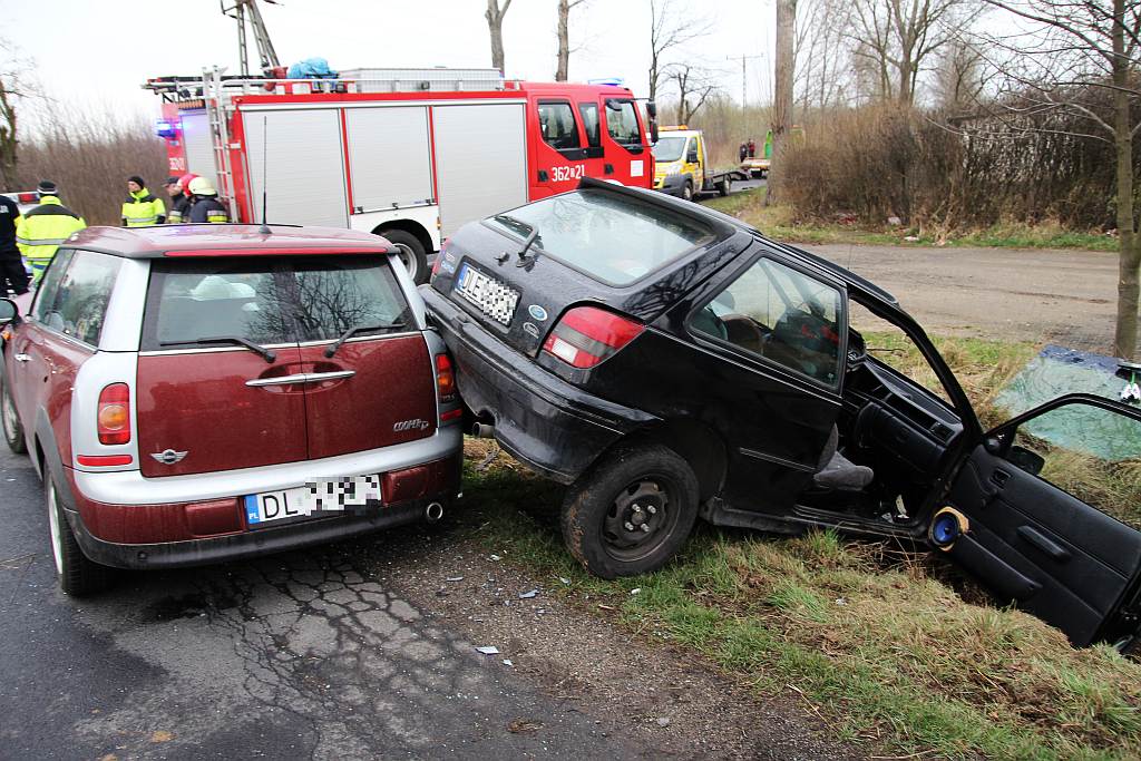 Wypadek na drodze do Koskowic