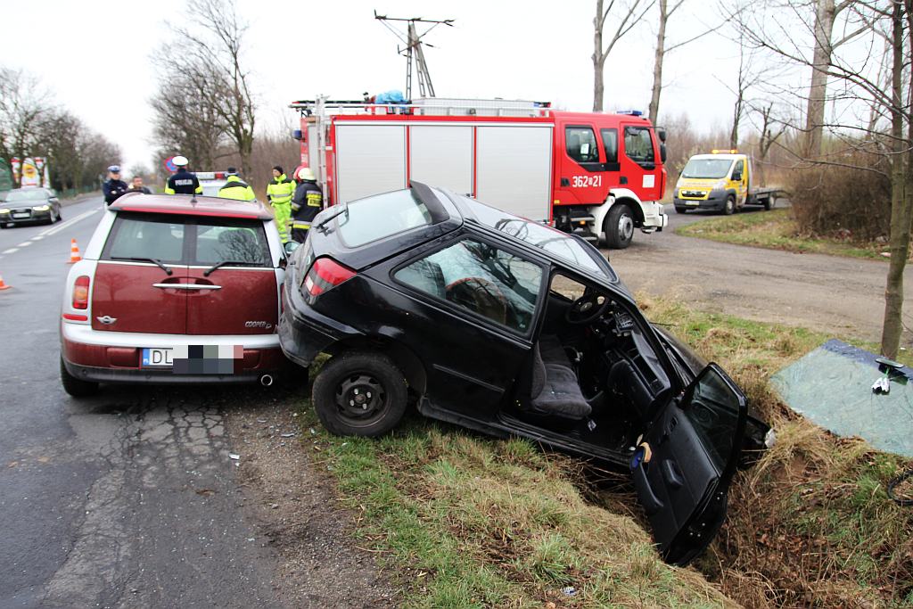 Wypadek na drodze do Koskowic