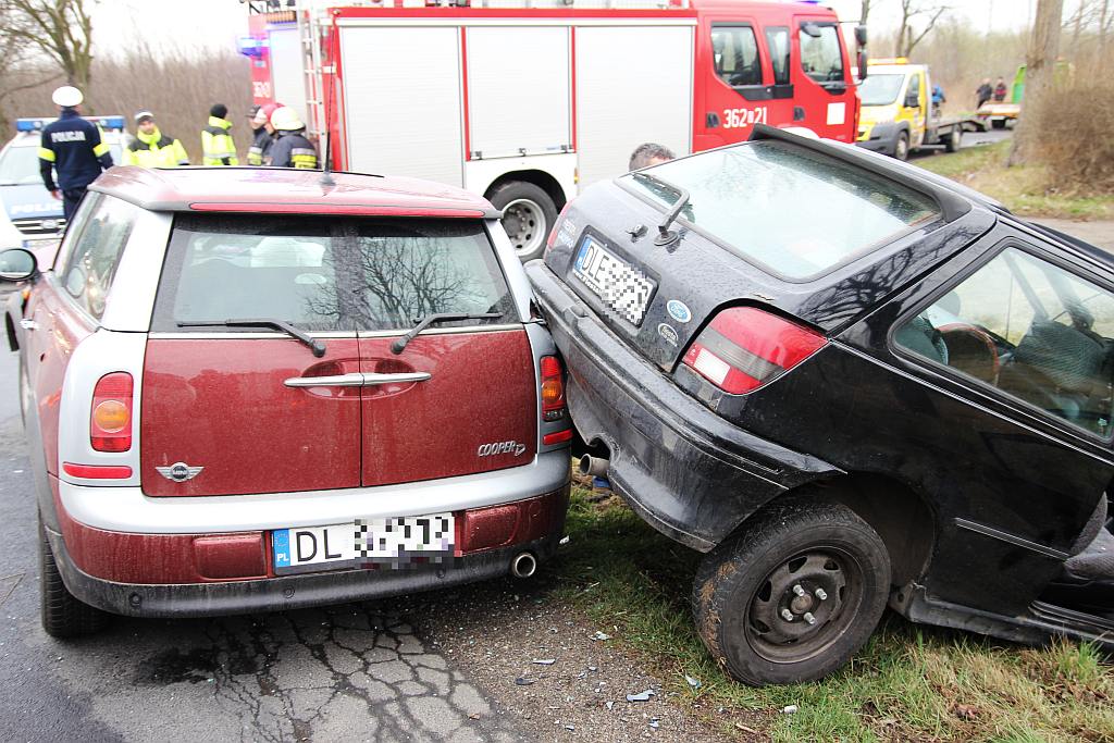 Wypadek na drodze do Koskowic
