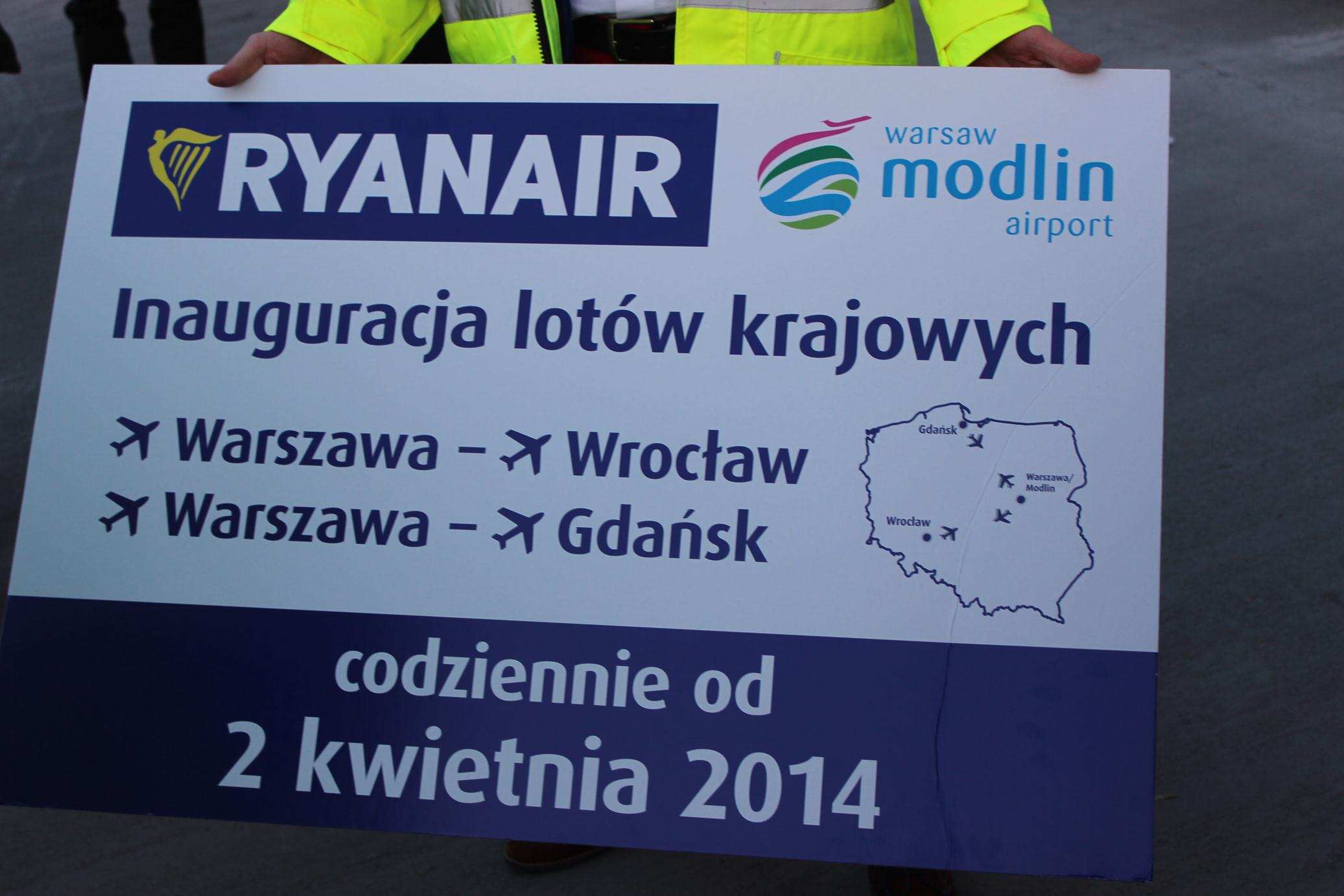 Z Ryanairem do Warszawy