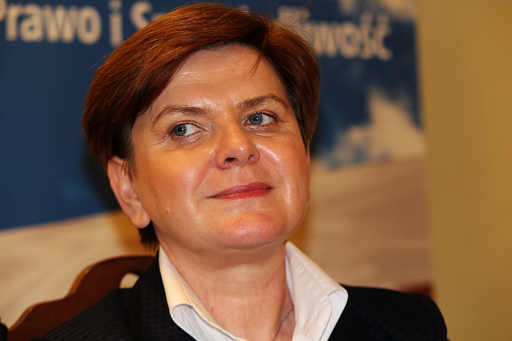 Wiceprezes PiS Beata Szydło w Legnicy