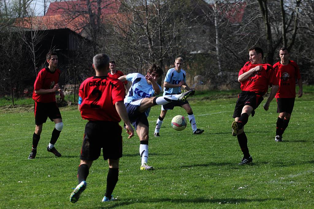 Klasa B: Błękitni - Grom 3:3