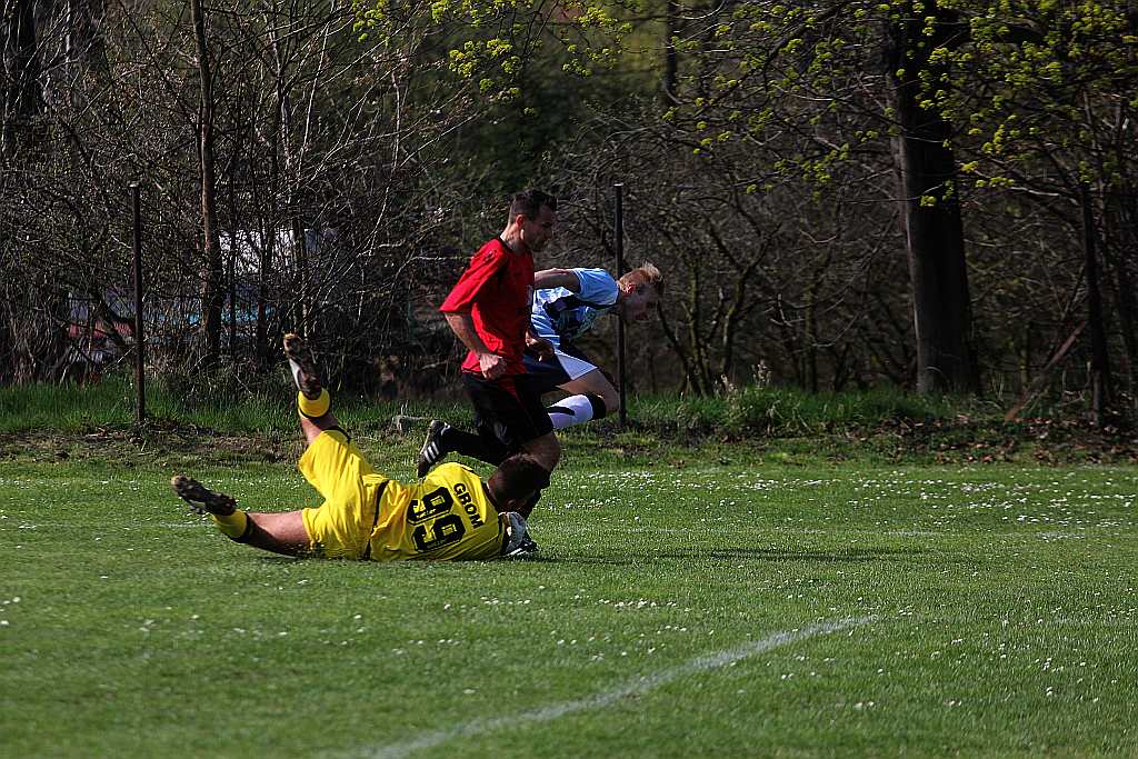 Klasa B: Błękitni - Grom 3:3