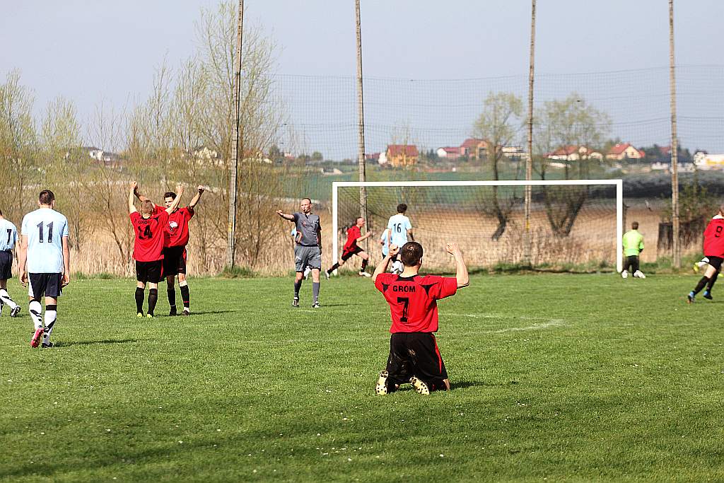 Klasa B: Błękitni - Grom 3:3