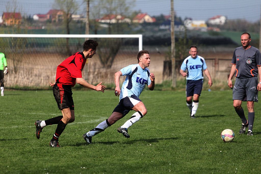 Klasa B: Błękitni - Grom 3:3