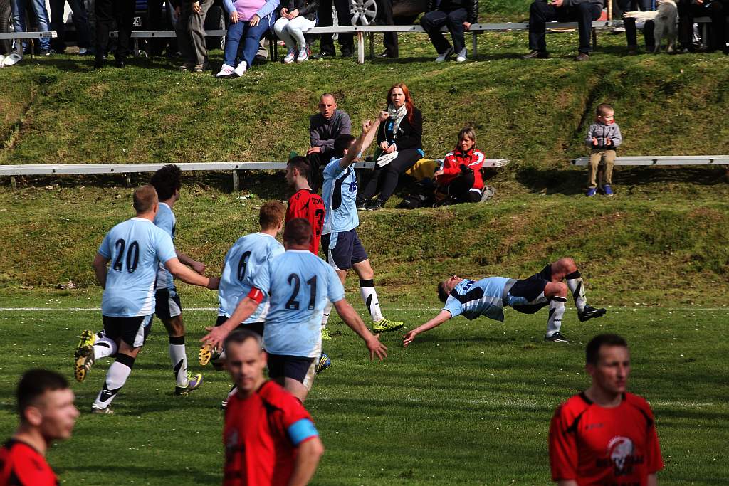 Klasa B: Błękitni - Grom 3:3