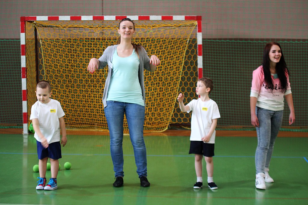 Sportowe zmagania przedszkolaków