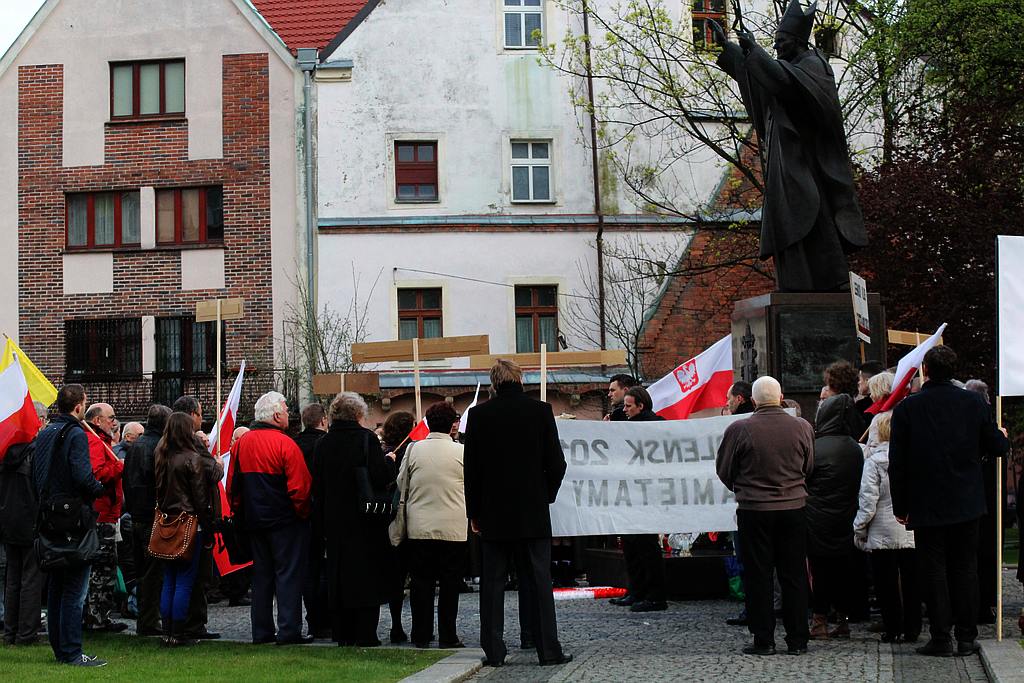 Czwarta rocznica katastrofy smoleńskiej w Legnicy