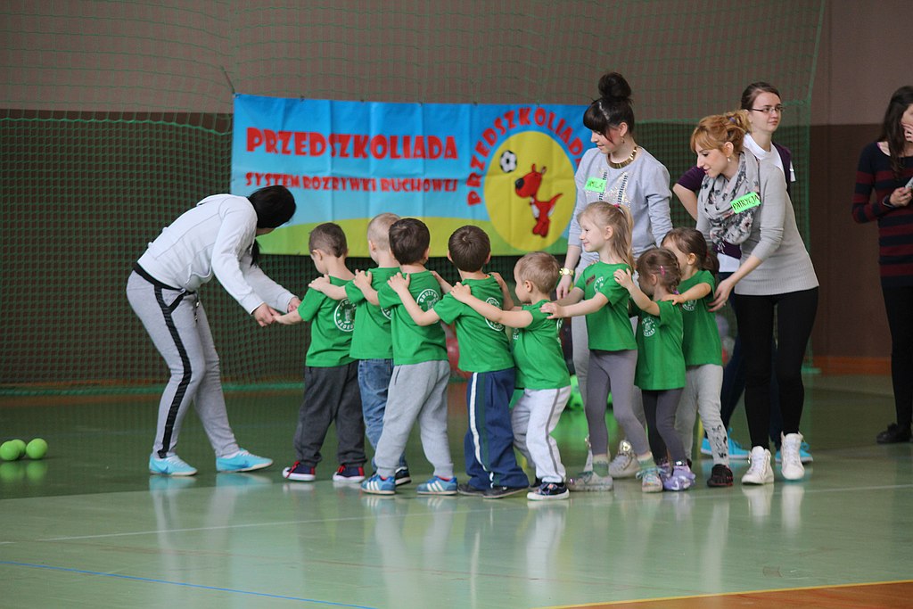 Sportowe zmagania przedszkolaków