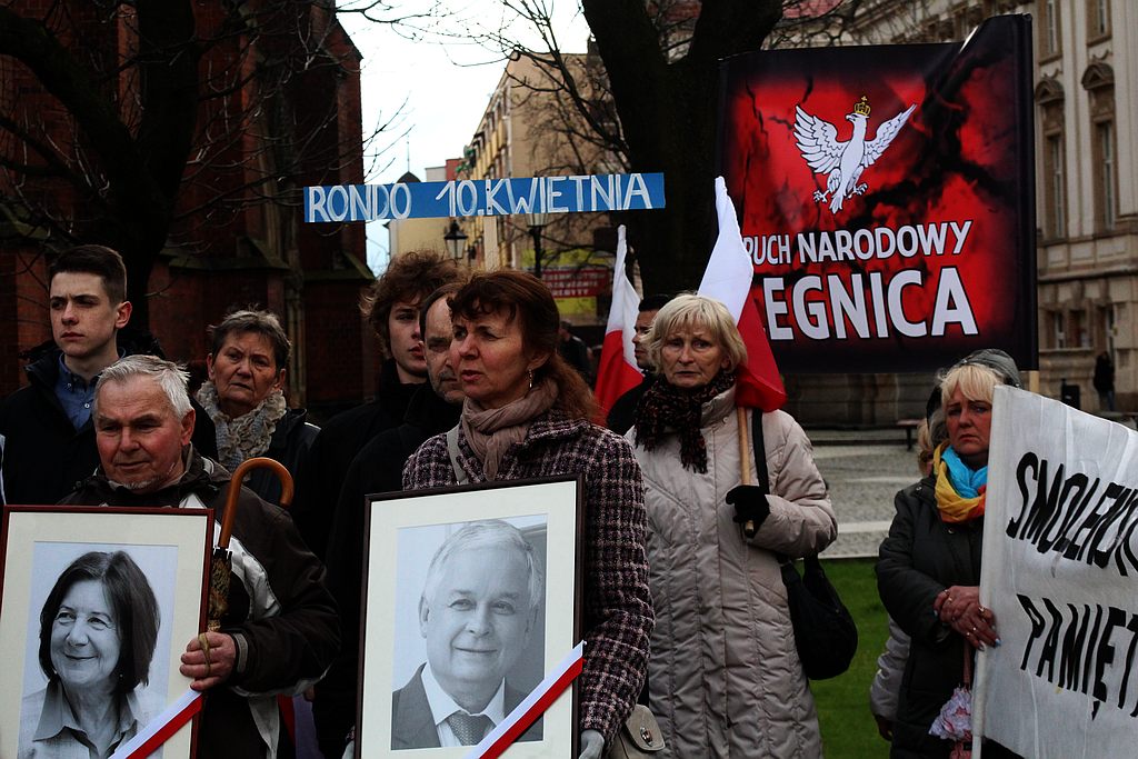Czwarta rocznica katastrofy smoleńskiej w Legnicy