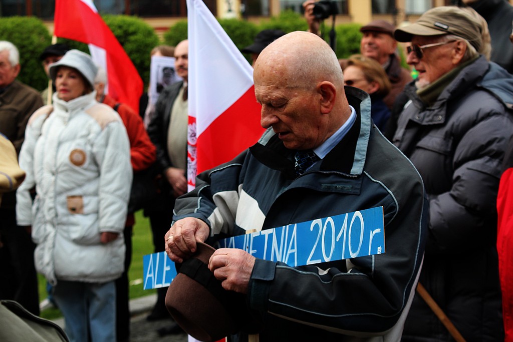 Czwarta rocznica katastrofy smoleńskiej w Legnicy