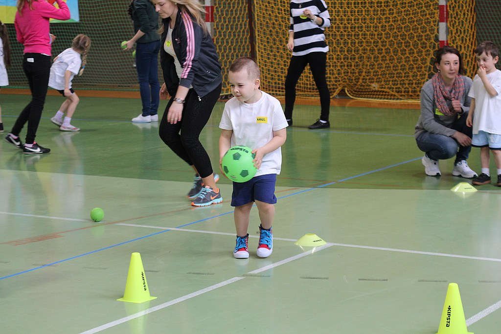 Sportowe zmagania przedszkolaków
