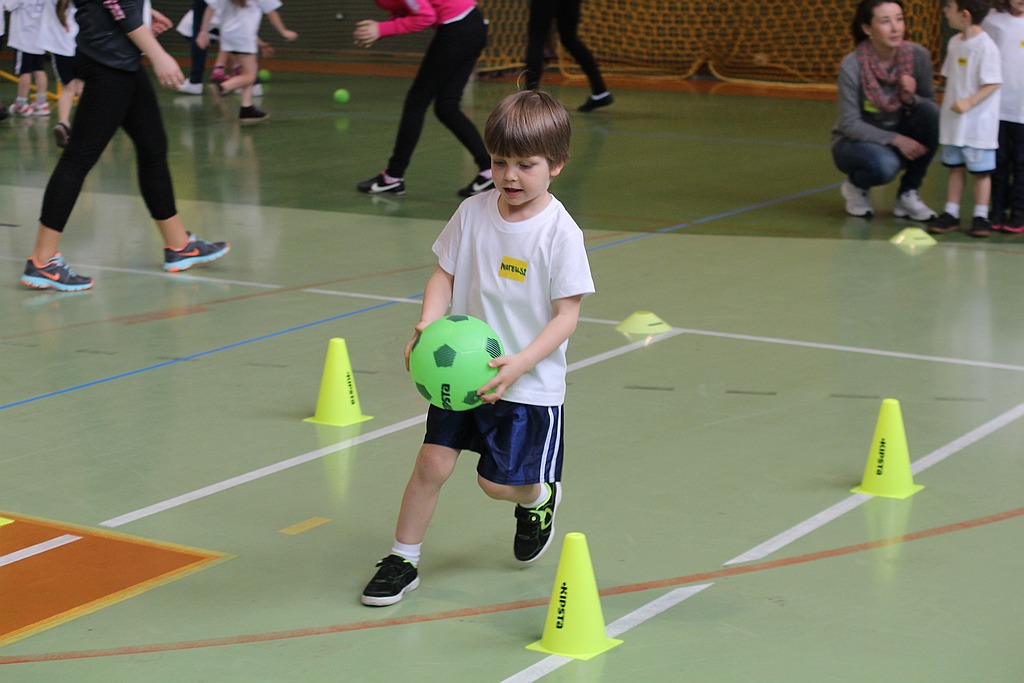 Sportowe zmagania przedszkolaków