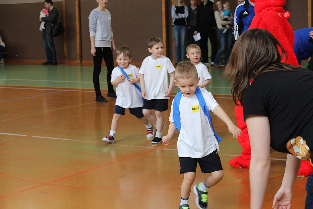 Sportowe zmagania przedszkolaków