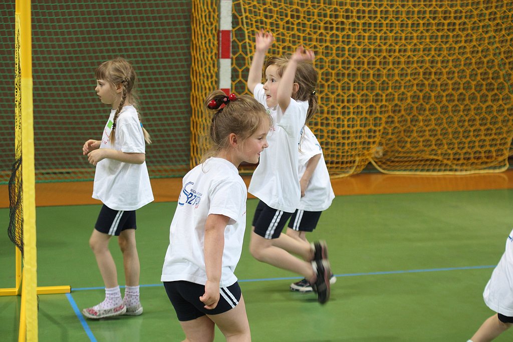 Sportowe zmagania przedszkolaków