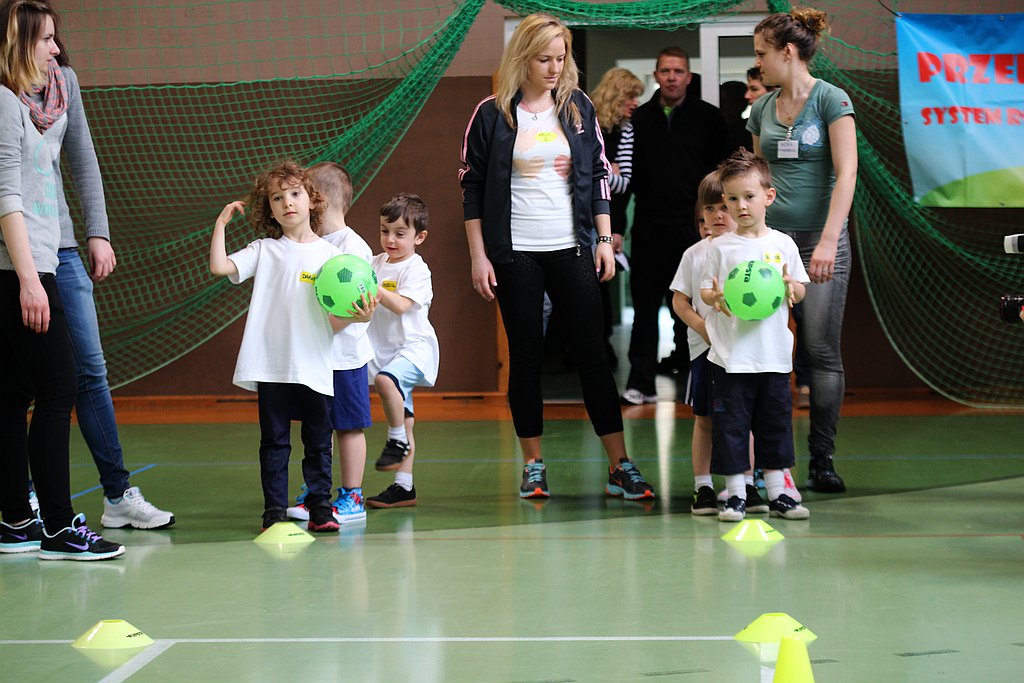 Sportowe zmagania przedszkolaków