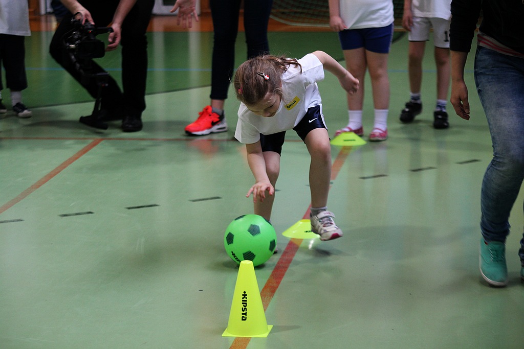 Sportowe zmagania przedszkolaków