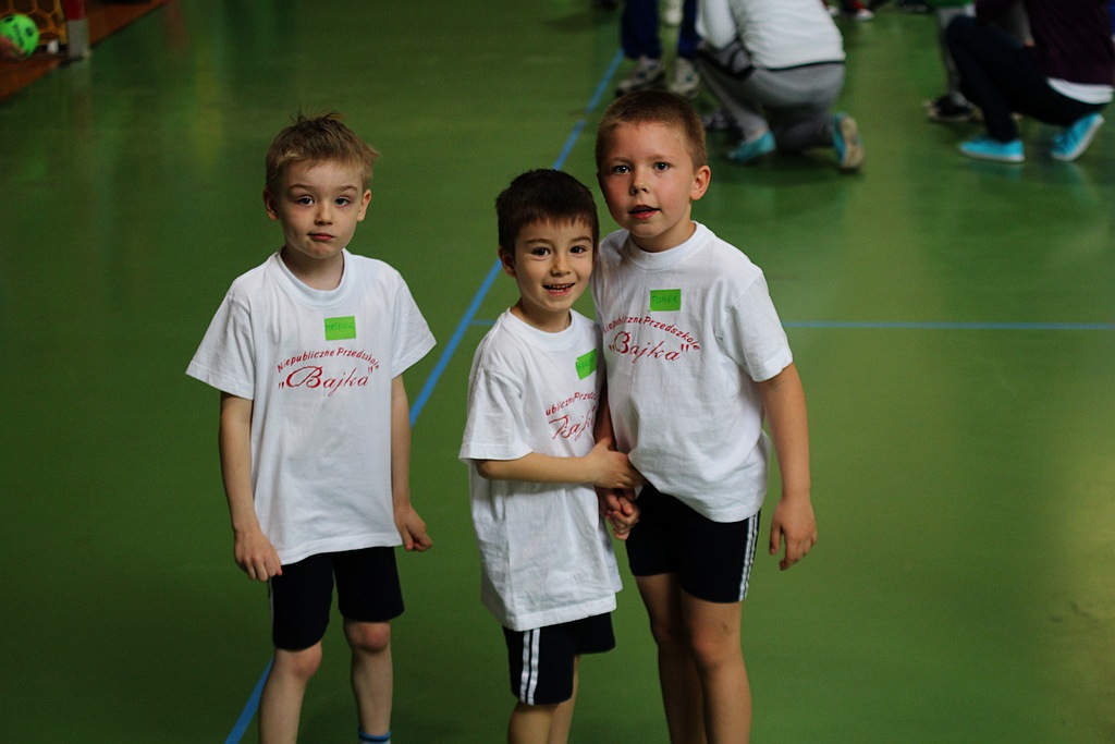Sportowe zmagania przedszkolaków