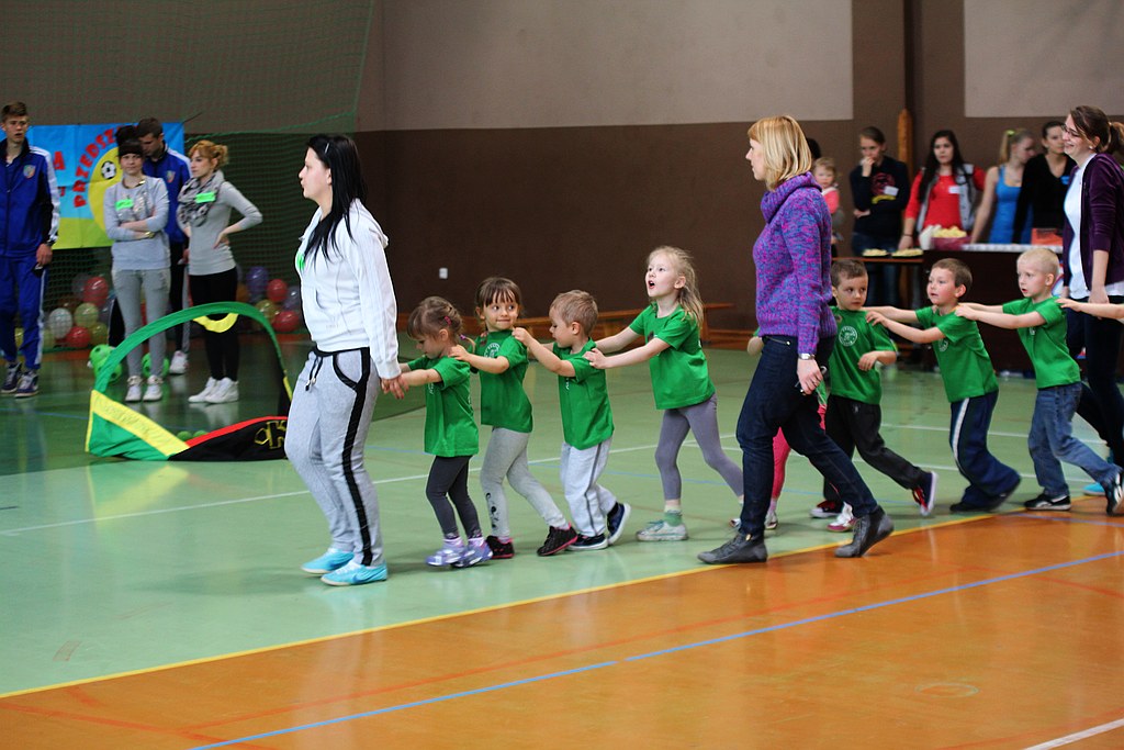 Sportowe zmagania przedszkolaków