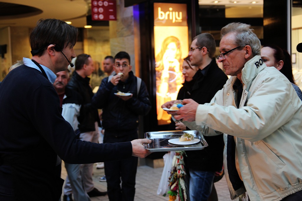 Piotr Cyrwus gotował w Galerii Piastów