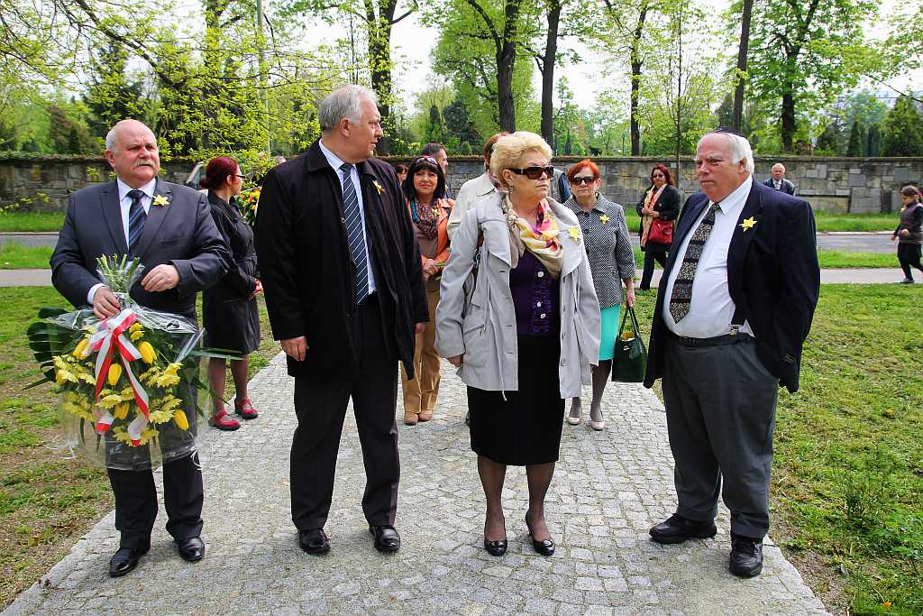 Złożyli hołd bohaterom Getta Warszawskiego
