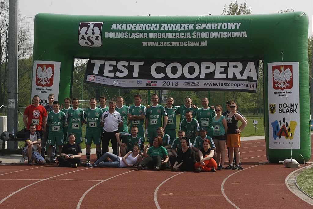 Pobiegli kolejny raz w teście Coopera