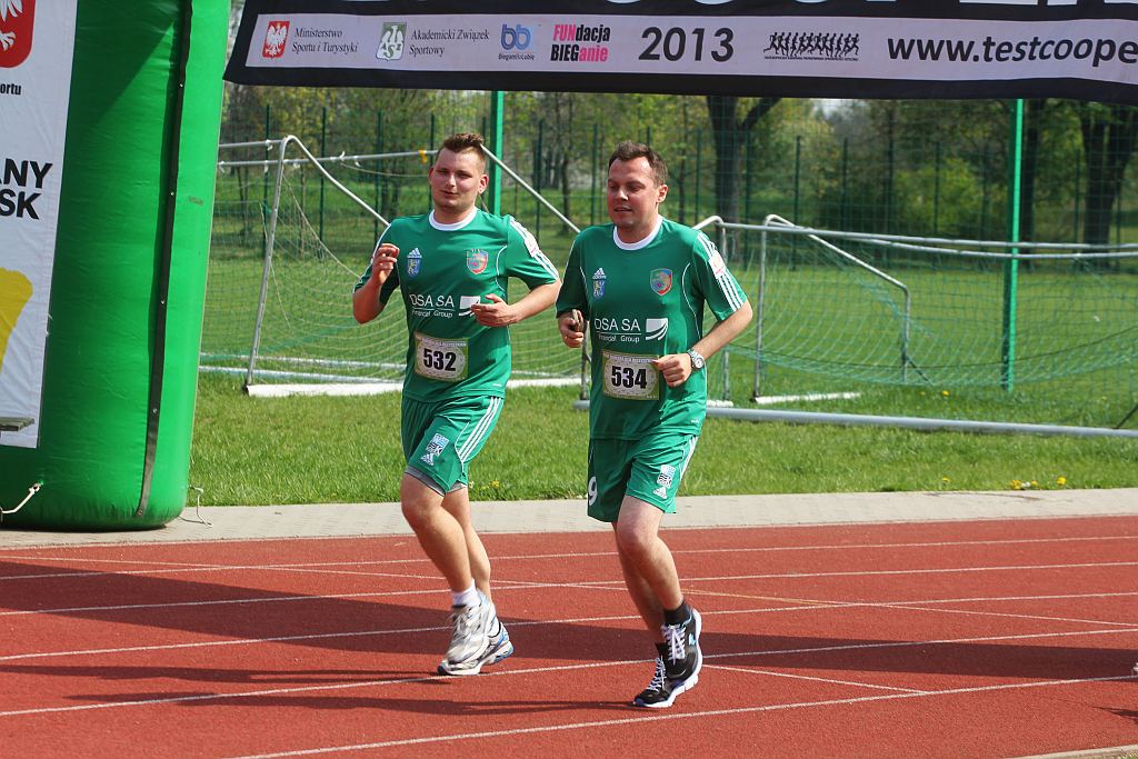 Pobiegli kolejny raz w teście Coopera